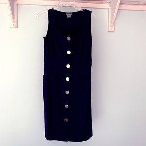 Ann Taylor Button Pencil Dress